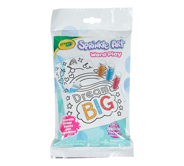 CRAYOLA SPRINKLE ART WORD PLAY ACTIVITY KIT